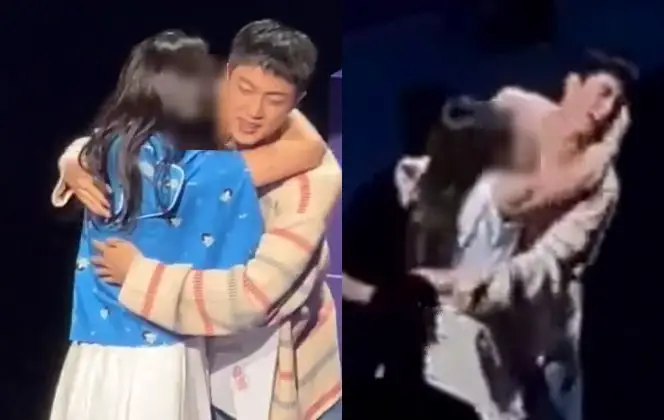 Fan nữ bị khiếu nại vì cố hôn ca sĩ Jin